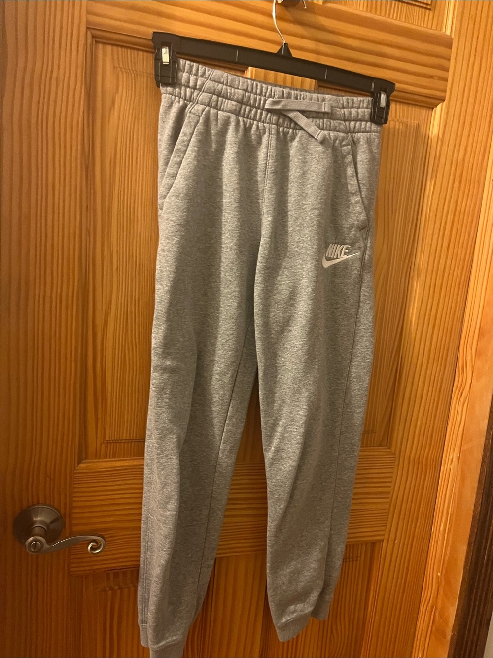 Nike Kids Gray Logo Jogger Pants